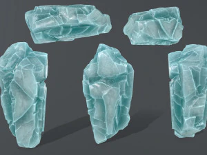 ice rocks 3D Model