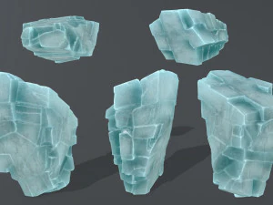 ice rocks 3D Model