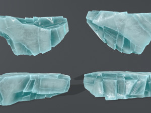 ice rocks Modèle 3D