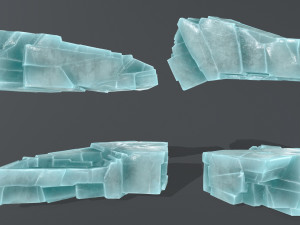 ice rocks Modèle 3D