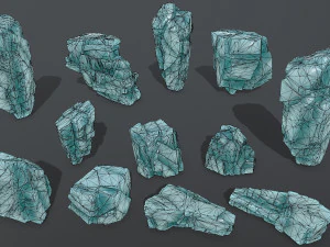 ice rocks 3D Model