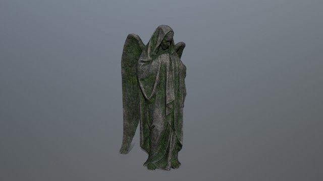 angel statue 3D 模型 .c4d .max .obj .3ds .fbx .stl .blend