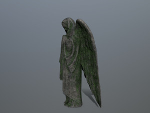 angel statue 3D 模型