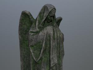 angel statue 3D 模型