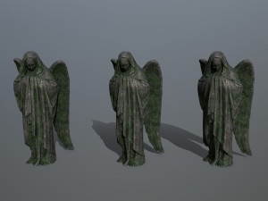 angel statue 3D 模型
