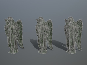 angel statue 3D 模型