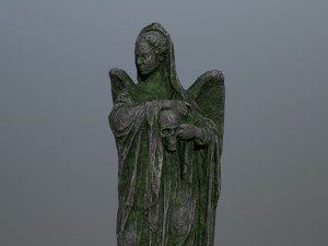 angel statue 3D Model