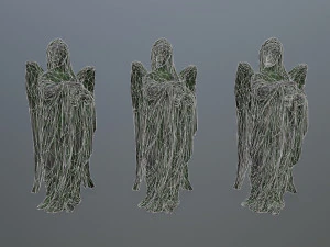 देवदूत की मूर्ति 3D मॉडल