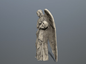 angel statue 3D 模型