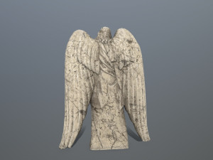 angel statue 3D 模型