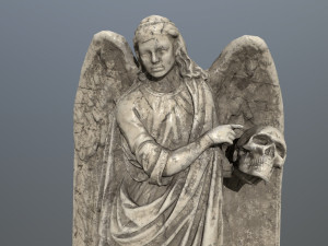 angel statue 3D 模型