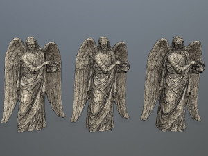 angel statue 3D 模型