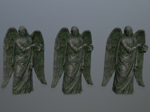 angel statue Modello 3D