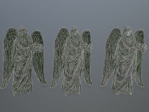 angel statue Modello 3D