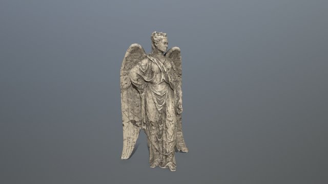 angel statue 3D Модель .c4d .max .obj .3ds .fbx .stl .blend 