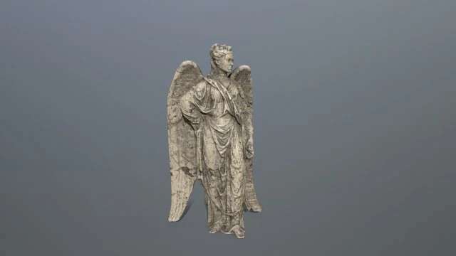 angel statue 3D Model .c4d .max .obj .3ds .fbx .stl .blend 