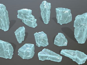 ice rocks 3D Model