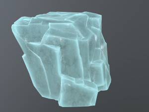 ice rocks Model 3D