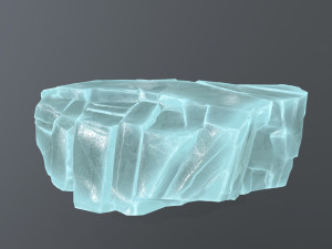 ice rocks Model 3D