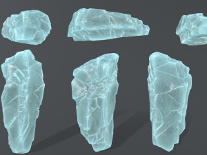 ice rocks Model 3D