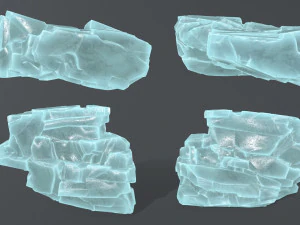 ice rocks 3D Model