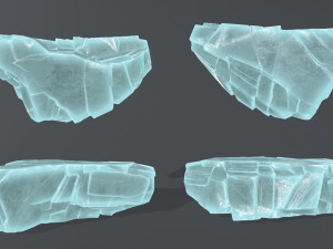 ice rocks Model 3D