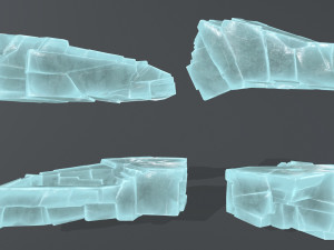 ice rocks Model 3D