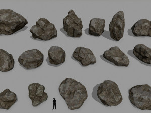 rocks 3D Model