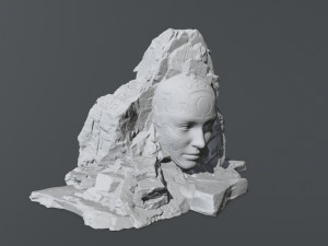 mountainfacestl Modelo de Impressão 3D
