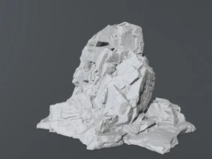 face da montanha Modelo de Impressão 3D