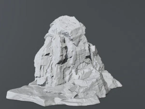 face da montanha Modelo de Impressão 3D