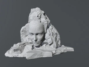 face da montanha Modelo de Impressão 3D