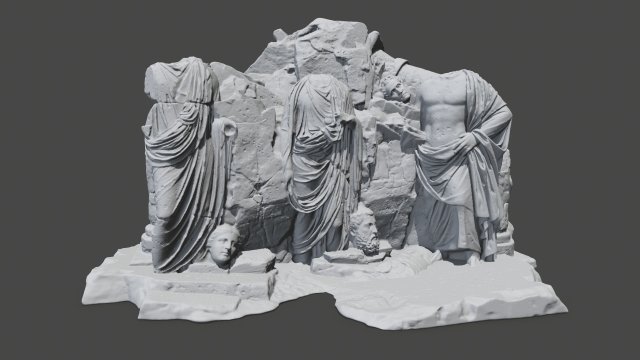 statuemountainstl Model do druku 3D .c4d .max .obj .3ds .fbx .stl .blend 
