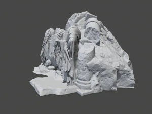 statuemountainstl 3D Print Model