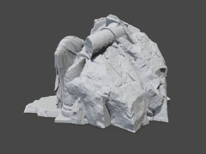 statuemountainstl Model do druku 3D