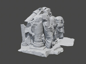 statuemountainstl Model do druku 3D