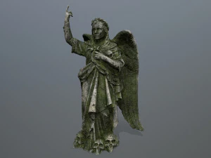 posąg anioła Model 3D