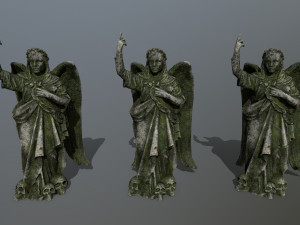 angel statue Modelo 3D