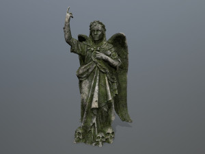 angel statue Modelo 3D