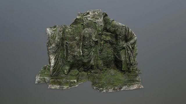 statuemountain 3D Model .c4d .max .obj .3ds .fbx .stl .blend 