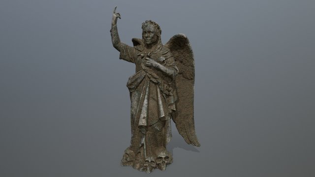 angel statue Modèle 3D .c4d .max .obj .3ds .fbx .stl .blend 