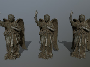 angel statue Modèle 3D
