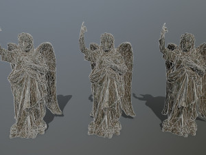angel statue Modèle 3D