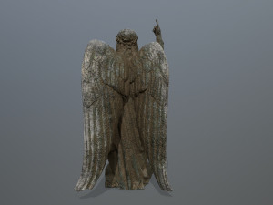 angel statue Modèle 3D