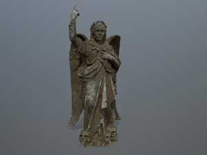 angel statue Modèle 3D