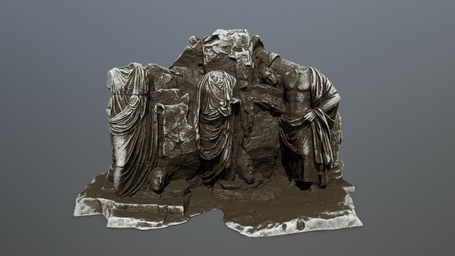 statuemountain Model 3D .c4d .max .obj .3ds .fbx .stl .blend 