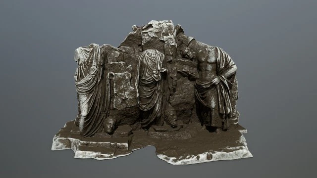 statuemountain 3D Model .c4d .max .obj .3ds .fbx .stl .blend 