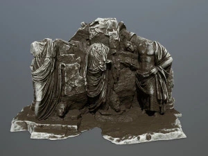 statuamontagna Modello 3D