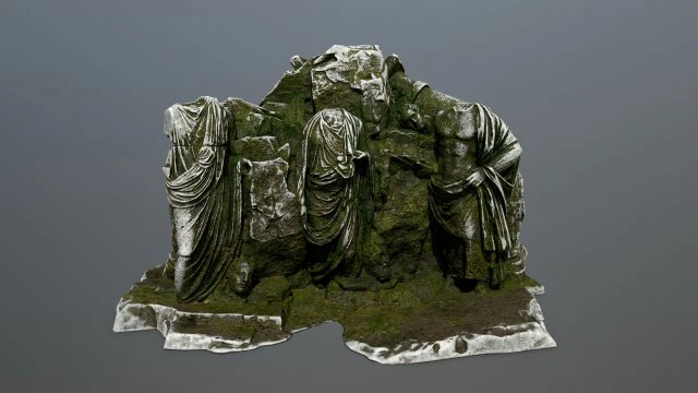 statuemountain 3D Model .c4d .max .obj .3ds .fbx .stl .blend 