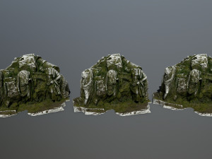 statuemountain Modello 3D
